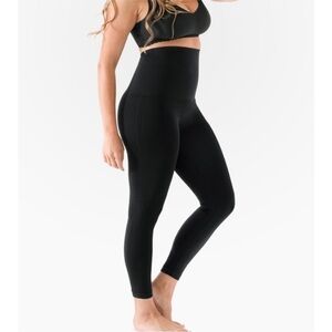 Belly Bandit Mother Tucker Post Maternity Legging Black sz SMALL